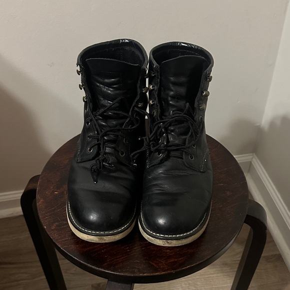Red Wing Shoes Black Leather Men's Boots